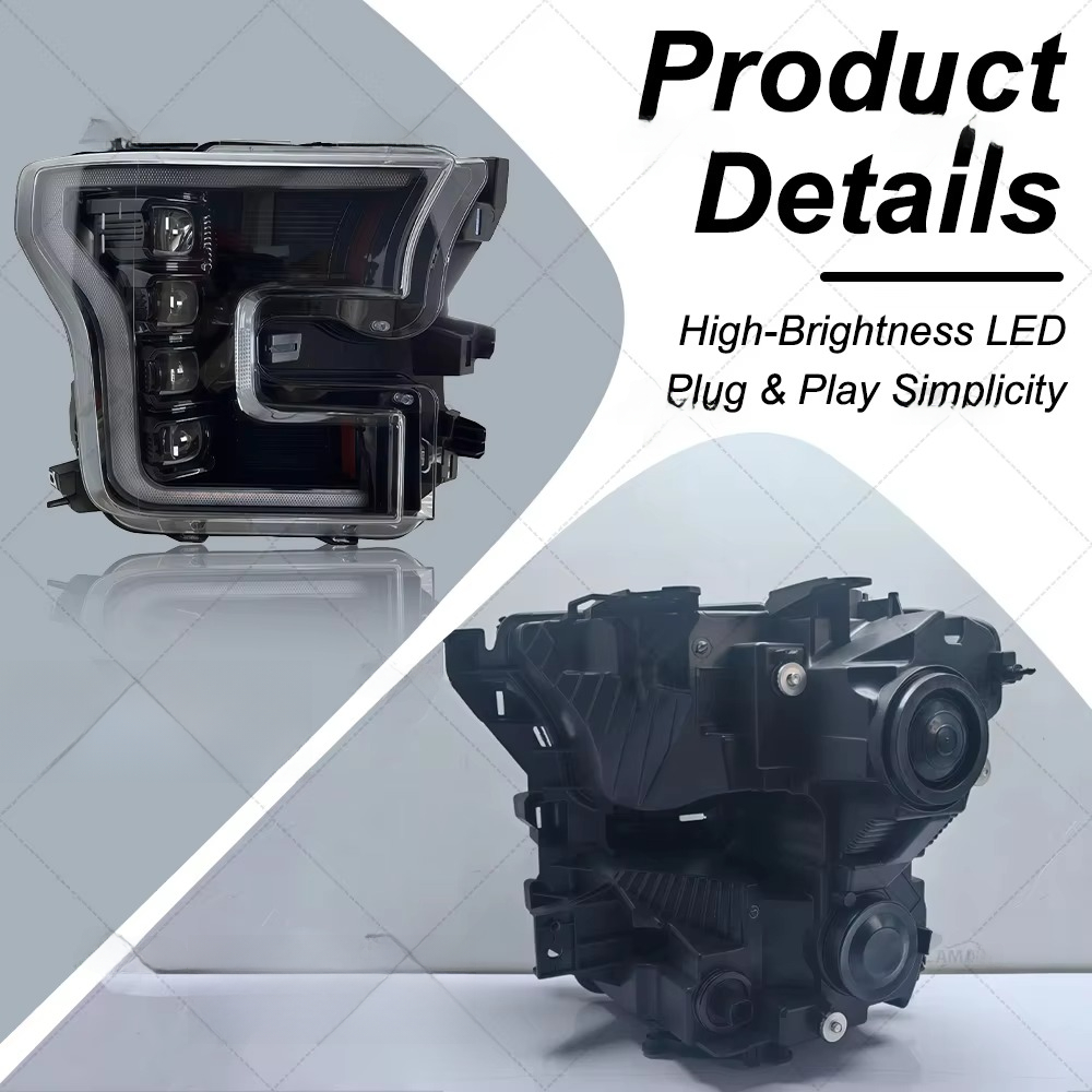 Model Kit Led - LED-koplamp voor auto, eenvoudig te installeren,