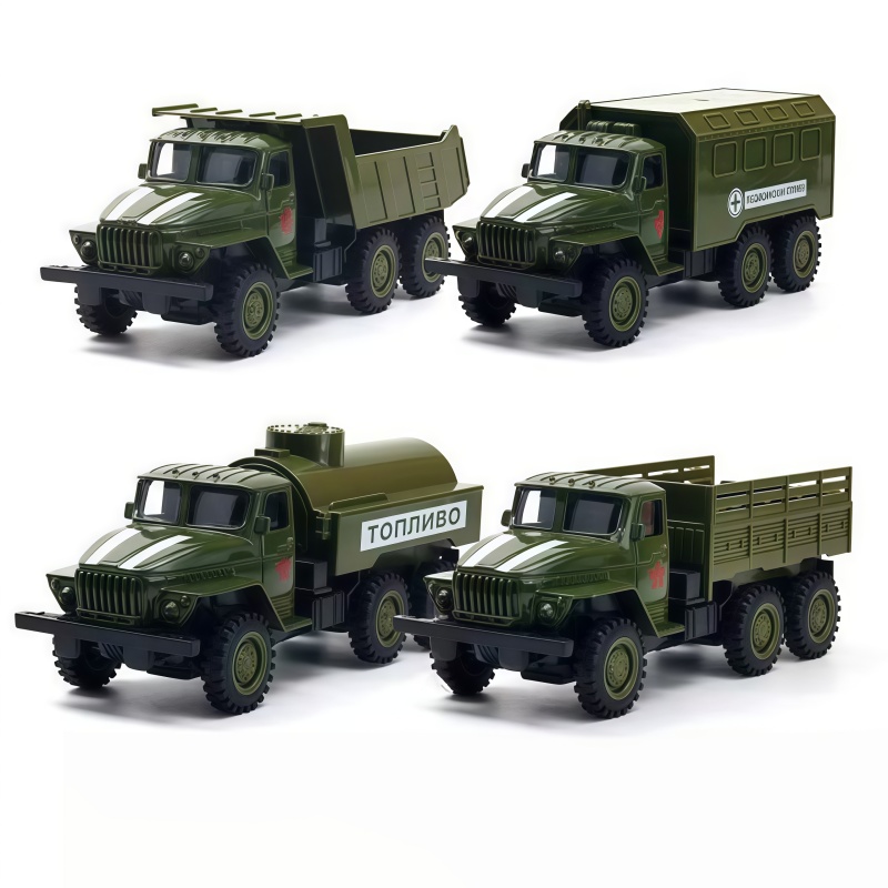 Model Kit Cars - Transportvoertuig, modelset van legeringsauto's, off-road vrachtwagen,