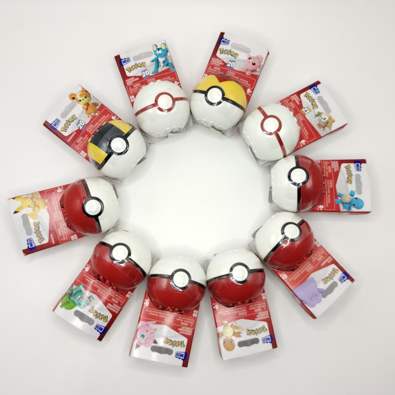 Model Kit Quick Pokemon - 1pcs Pokemon Bal Kan Kiezen Gemonteerd