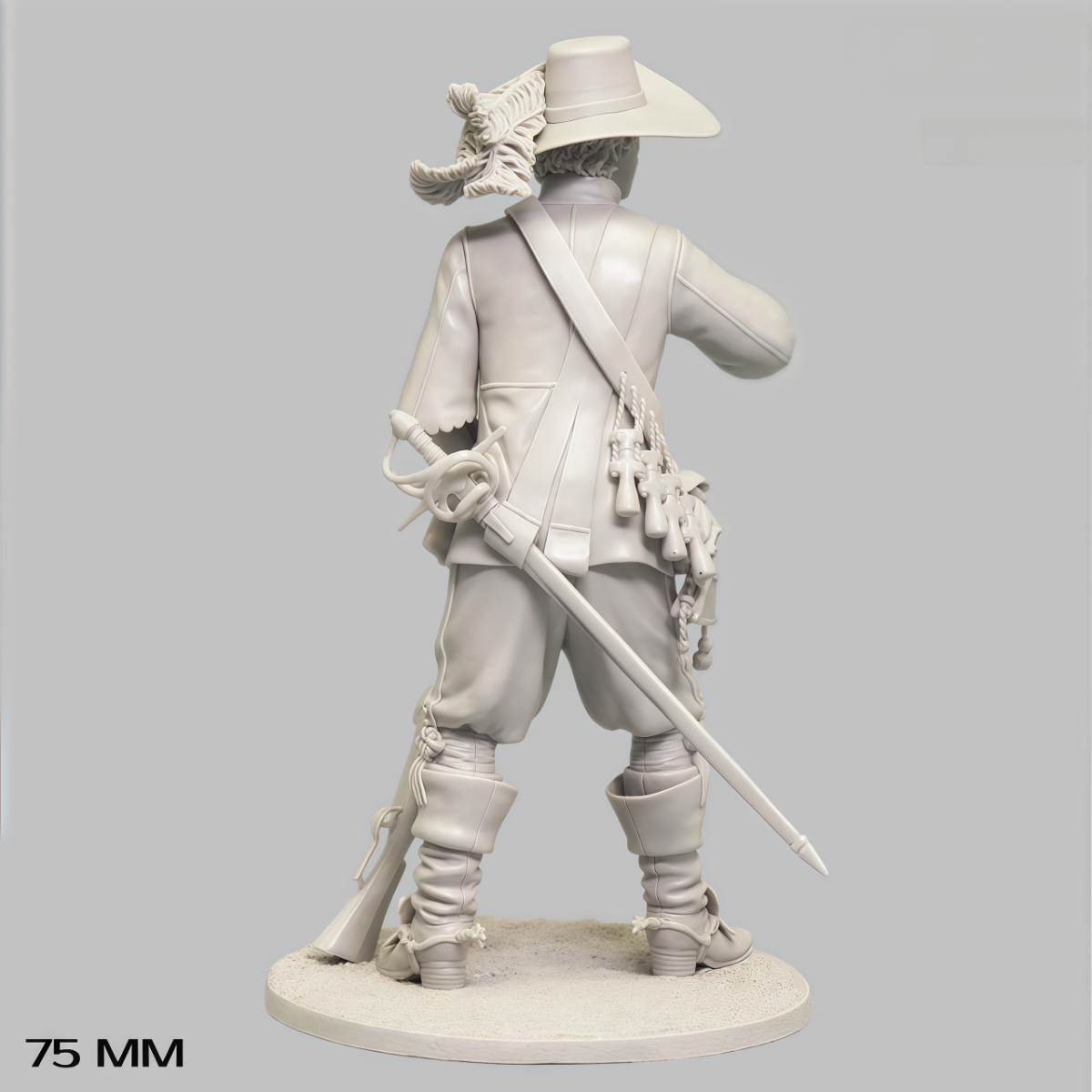 Model Kit Dragon - 75mm harsmodelkit, ongeverfd, militair thema, enkelvoudig