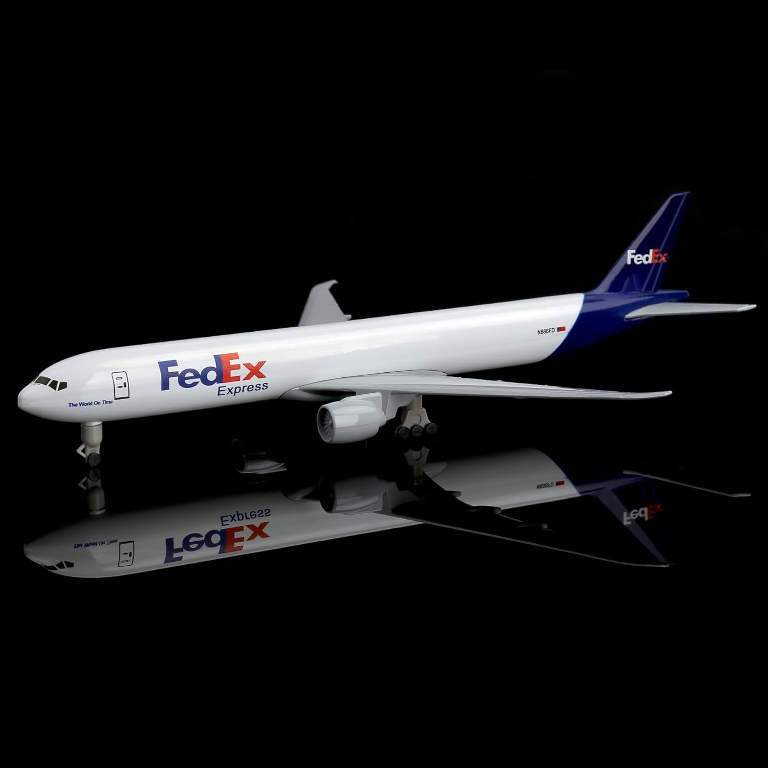 Model Kit Store - 20cm FedEx B777 vliegtuigmodel bouwpakket 1/300