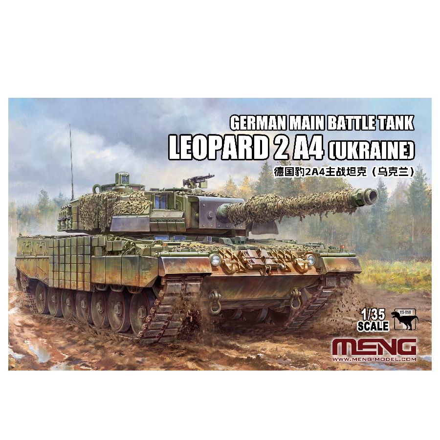 Model Kit Ukraine - MENG TS-058 1/35 Gevechtstank Leopard 2A4