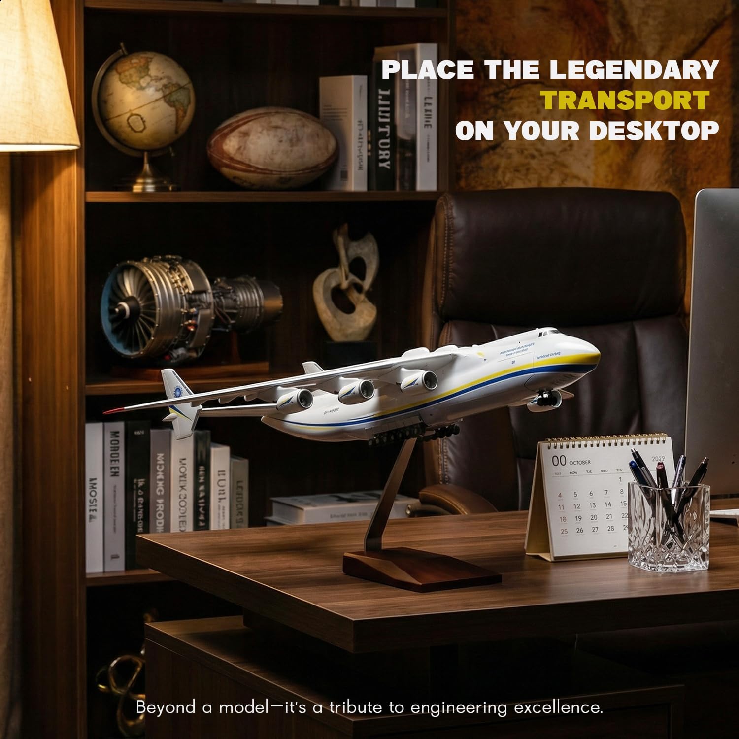 Model Kit Ukraine - Antonov AN-225 Mriya 1/200 Schaalmodel Vliegtuigbouwpakket