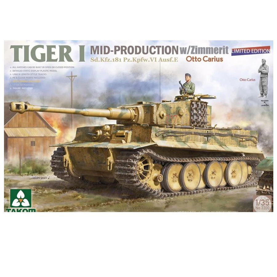 TAKOM Tiger I Mid Production m - Model Kit Dragon recensie en prijs