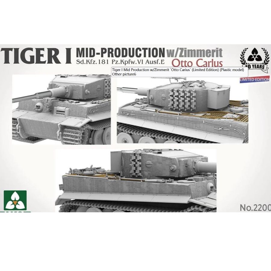 TAKOM Tiger I Mid Production m - Model Kit Dragon recensie en prijs