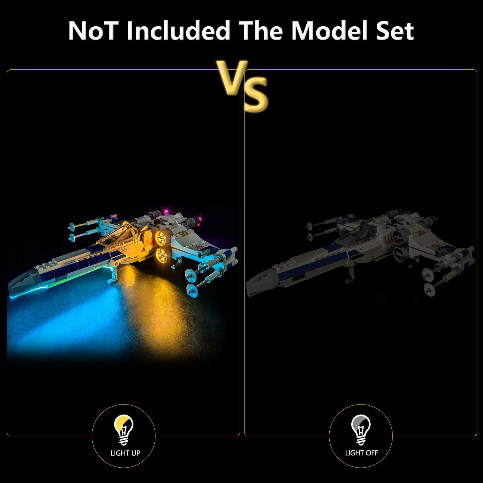 BRIXSPARK LED-verlichtingsset  - Model Kit X Wing recensie en prijs