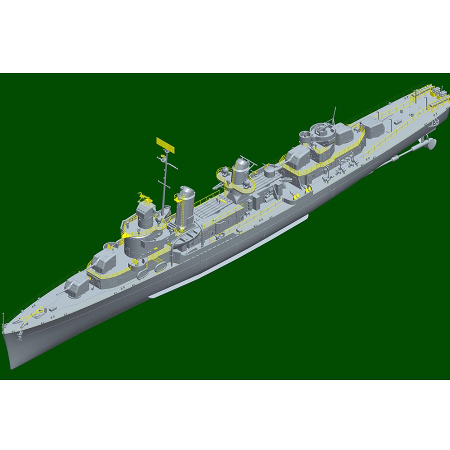 Fletcher DD-445 USS Destroyer  - Model Kit Destroyer recensie en prijs