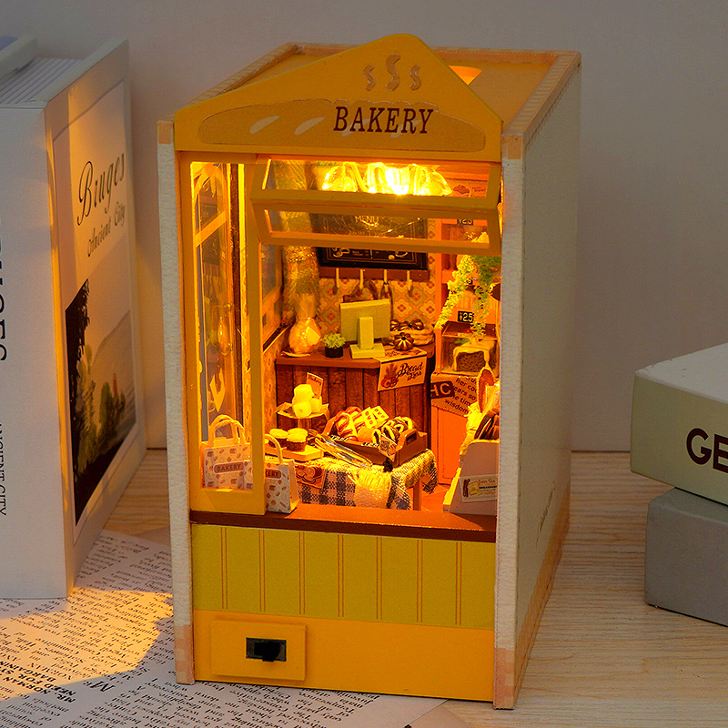 DIY Houten Boekenhoekje Insert - Model Kit Japan Shop recensie en prijs
