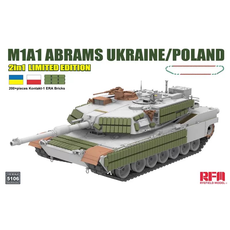Rye Field 5106 Schaal 1:35 M1A - Model Kit Ukraine recensie en prijs