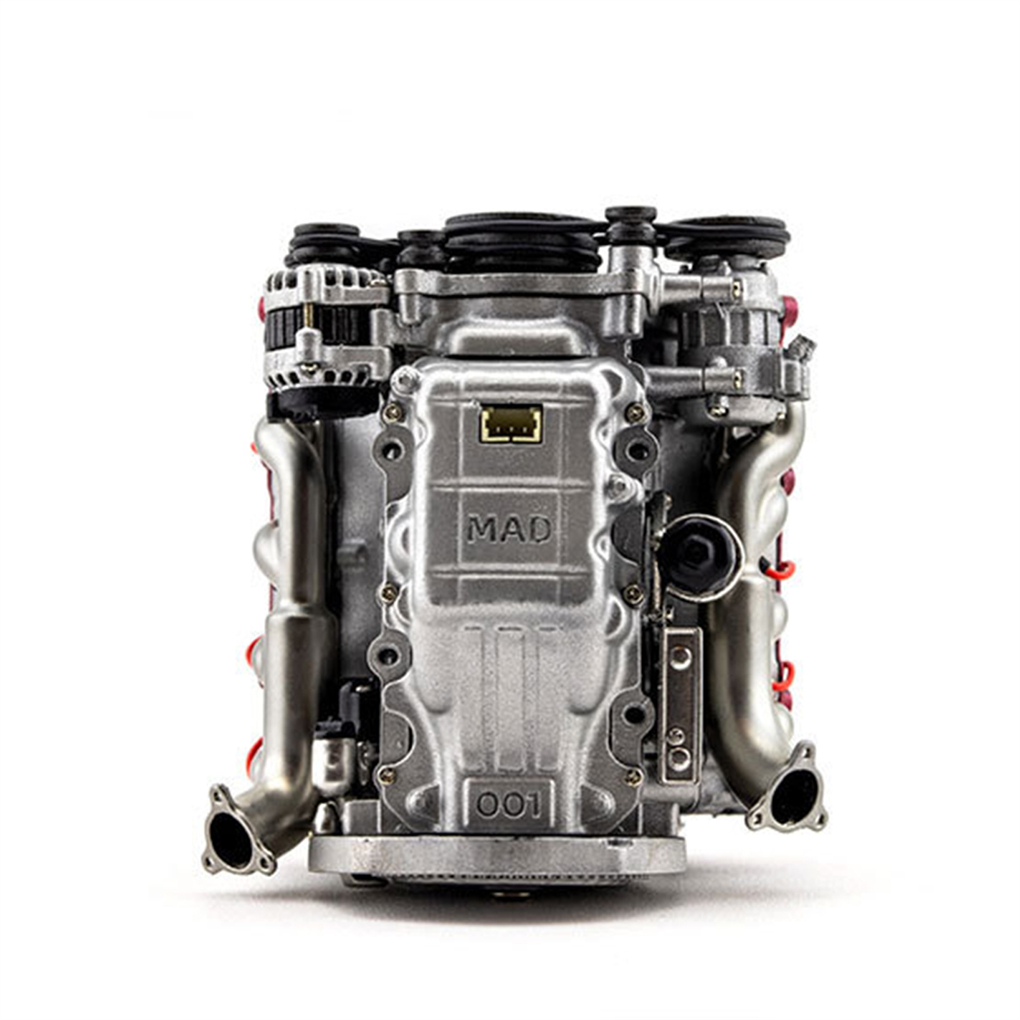 DIY MAD V8-motor interne verbr - Model Kit Cars recensie en prijs