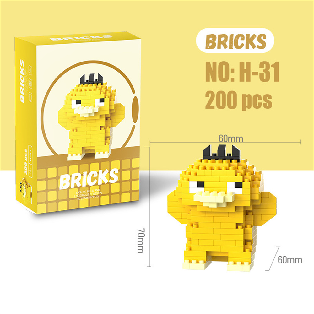 Pokemon Micro Bouwstenen Pikac - Model Kit Instructions recensie en prijs