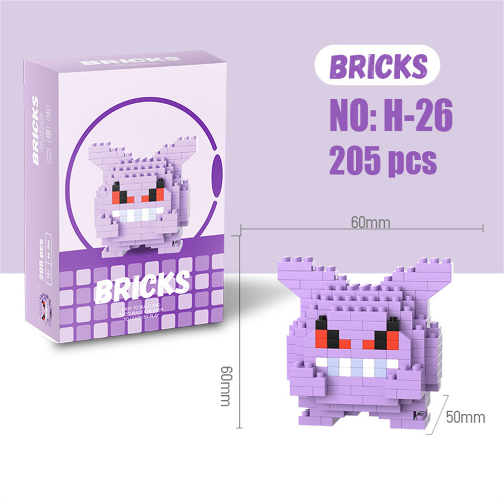 Pokemon Micro Bouwstenen Pikac - Model Kit Instructions recensie en prijs
