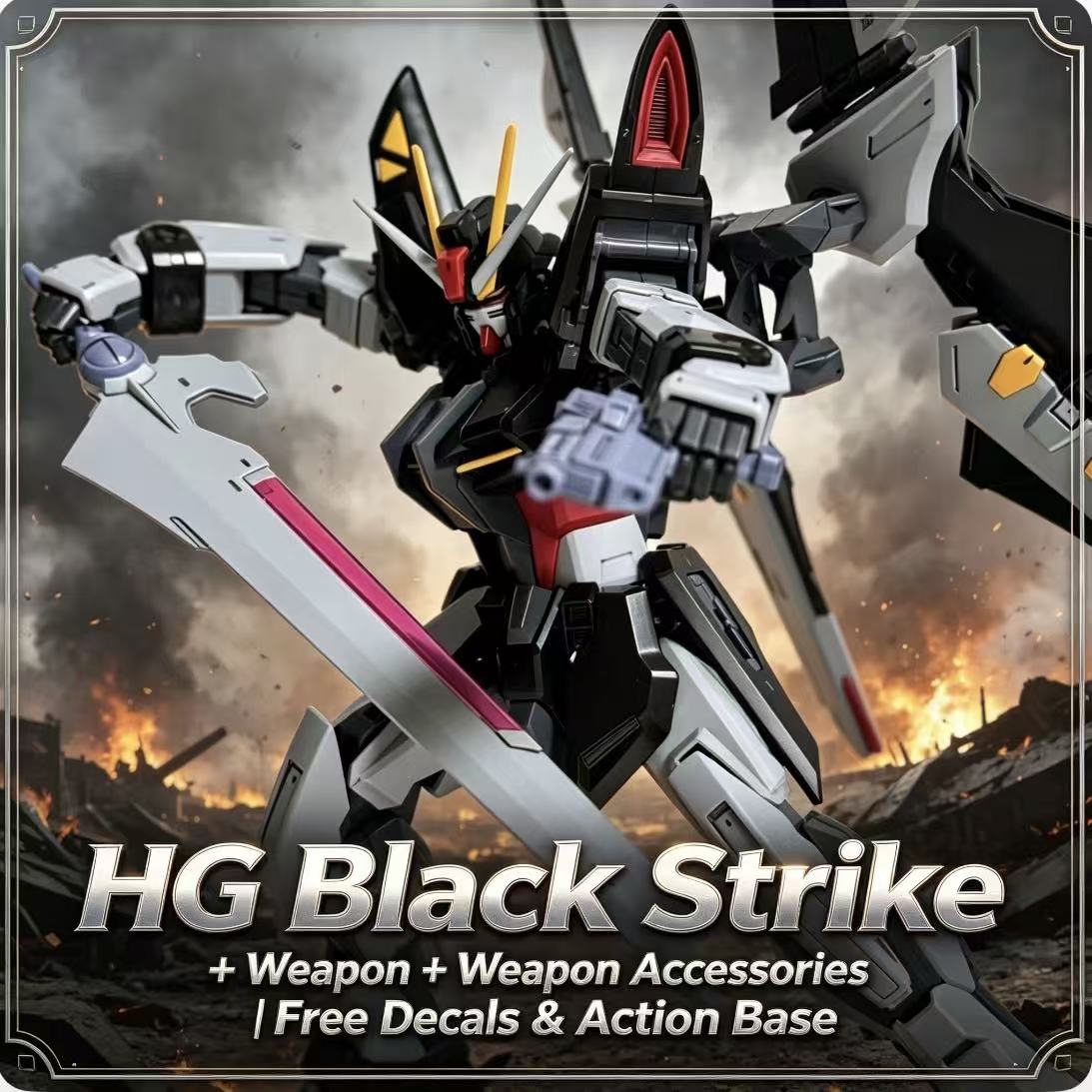 41 HG 1/144 Black Strike Mecha - Model Kit X Wing recensie en prijs