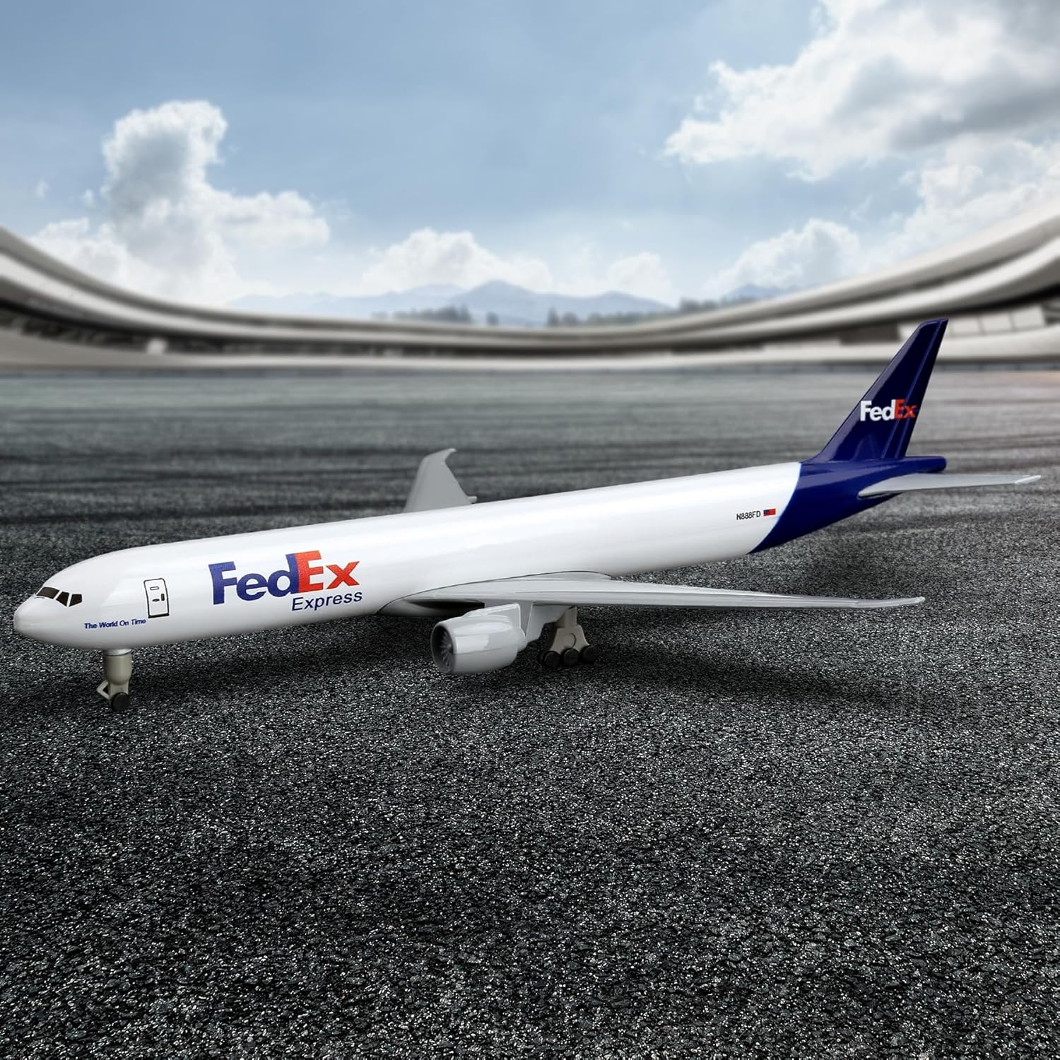 20cm FedEx B777 vliegtuigmodel - Model Kit Store recensie en prijs