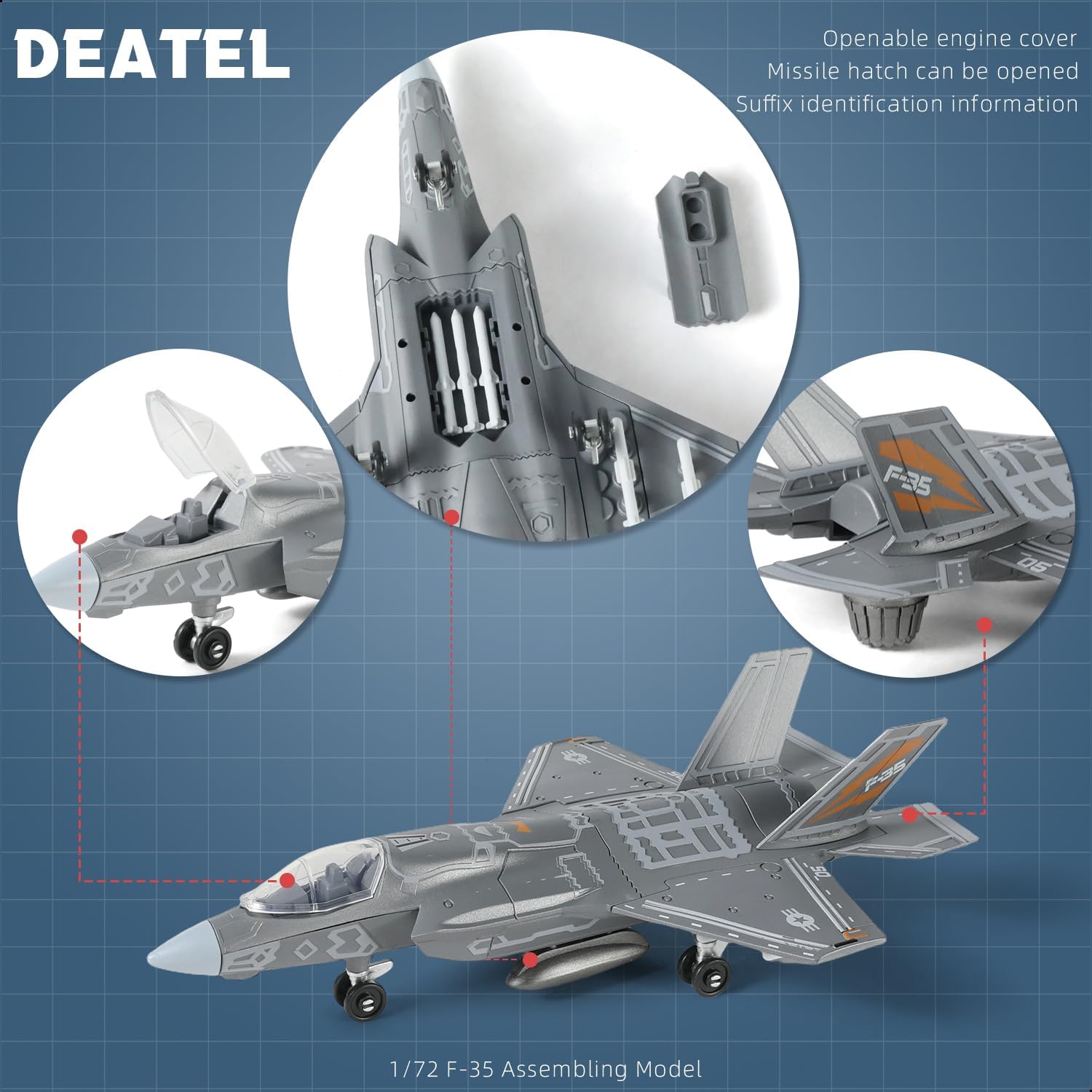 1:72 Schaal F-35 Jachtvliegtui - Model Kit Instructions recensie en prijs