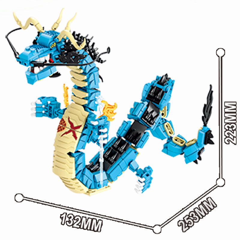 8in1 One Piece Bouwstenen Blue - Model Kit Instructions recensie en prijs