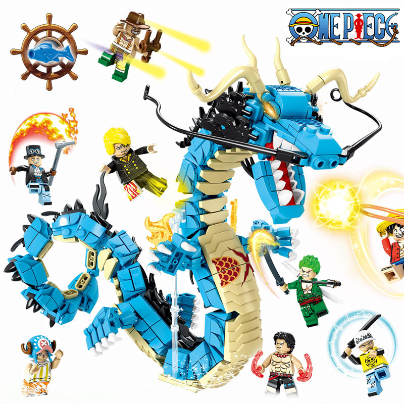 8in1 One Piece Bouwstenen Blue - Model Kit Instructions recensie en prijs