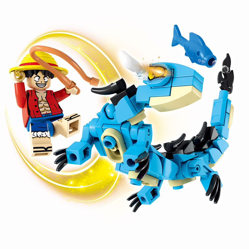 8in1 One Piece Bouwstenen Blue - Model Kit Instructions recensie en prijs