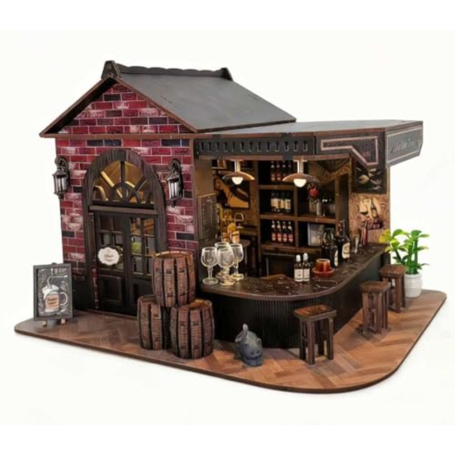 Boekenhoek Kit, 3D houten mini - Model Kit Led recensie en prijs